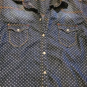 Ryan Michael Large Denim Dress